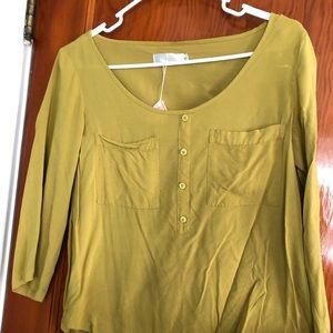 Olives colored blouse